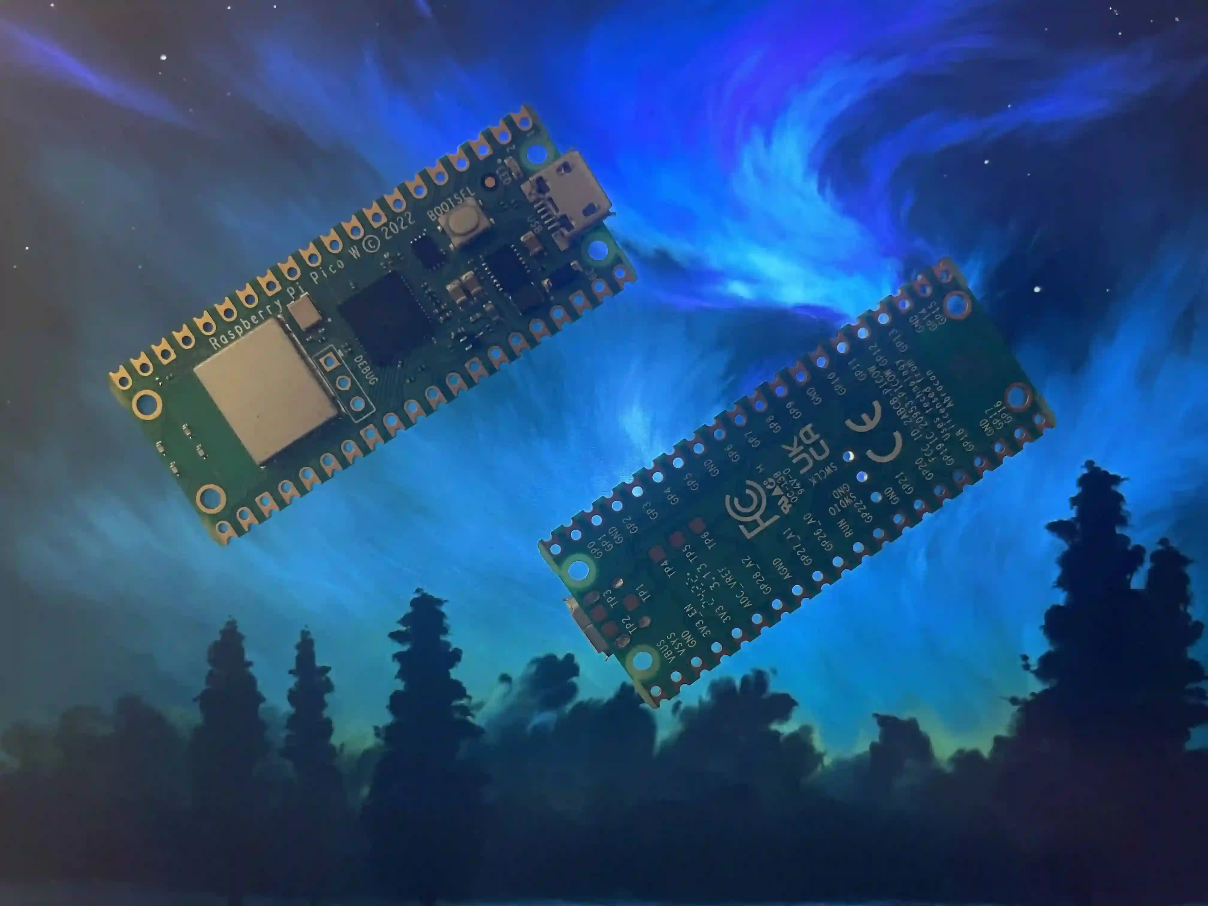 The USB device, built on a Raspberry Pi Pico